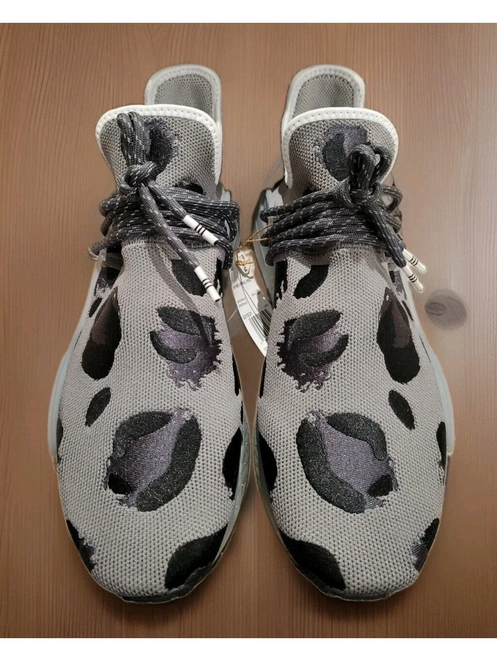 Size 11 - adidas Pharrell x NMD Human Race Animal Print - Ash (2)